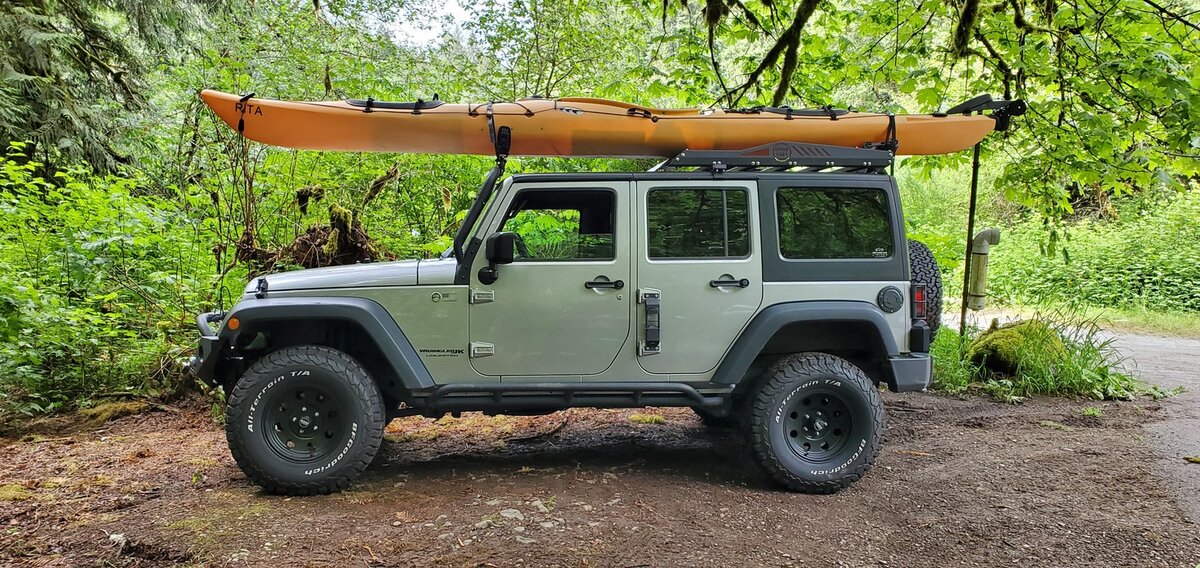 2018 JKU kayak carrier issue solved | Jeep Wrangler JK Forum