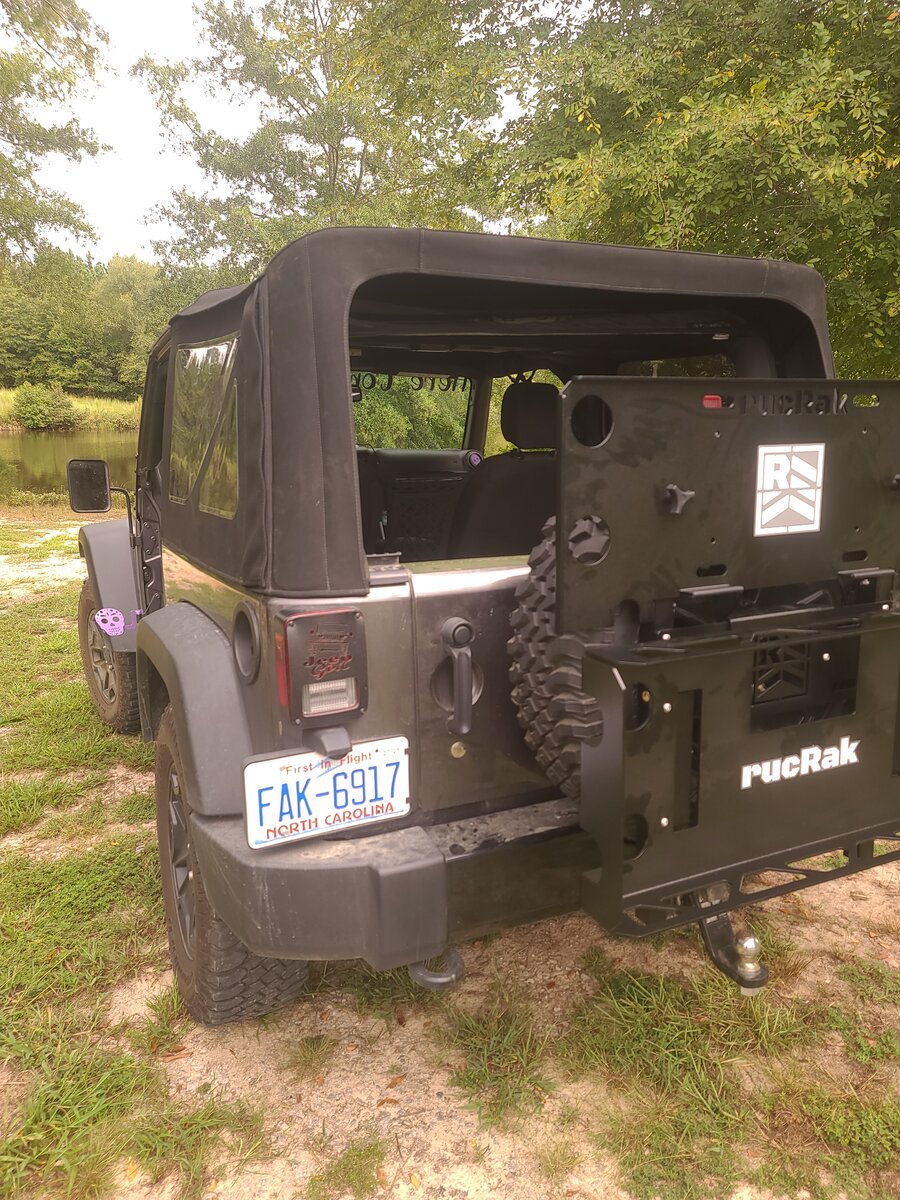Over tire cargo rack | Jeep Wrangler JK Forum