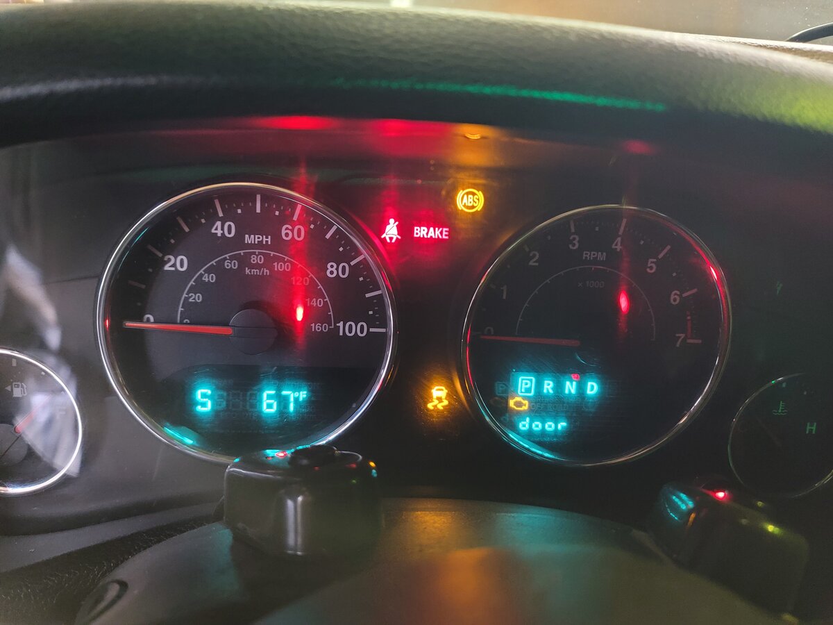 Hot oil light and other lights | Jeep Wrangler JK Forum