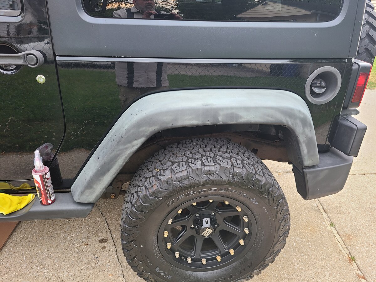 Herculiner on faded fender flares? Jeep Wrangler JK Forum