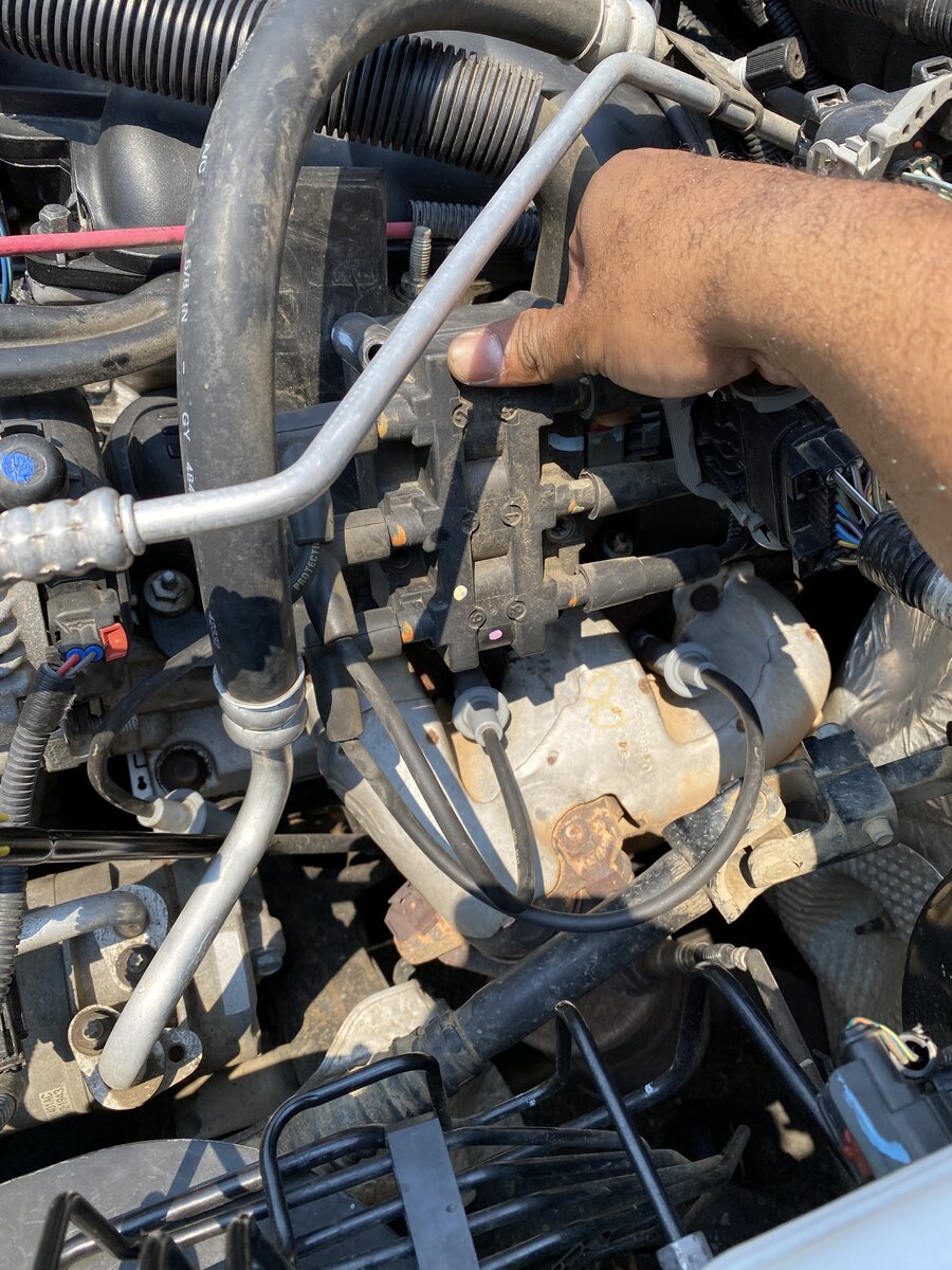 How to change spark plugs and spark plug wires on a Jeep Wrangler JK 3.
