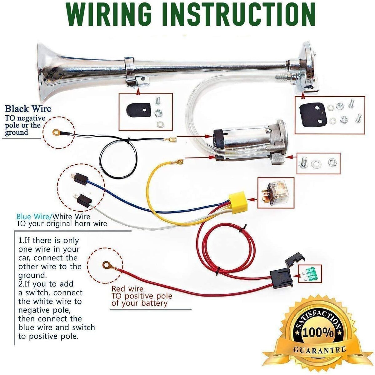 Wiring Air Horn To Stock Horn