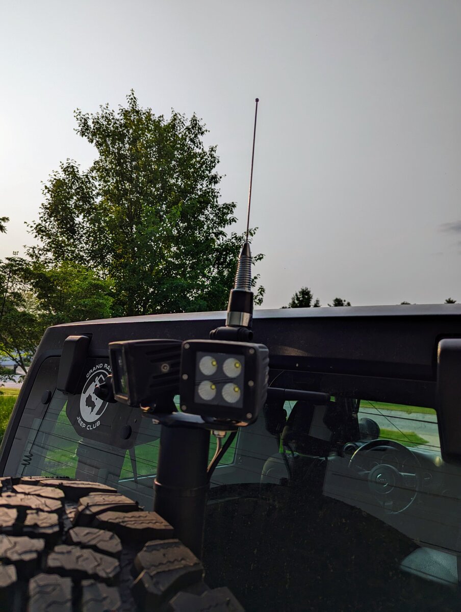 Show us your GMRS antenna mounts Jeep Wrangler JK Forum