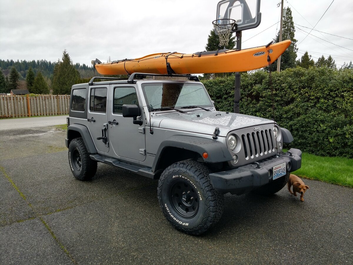 2018 JKU kayak carrier issue solved | Jeep Wrangler JK Forum