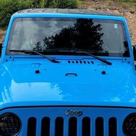 Blue Jeep JK